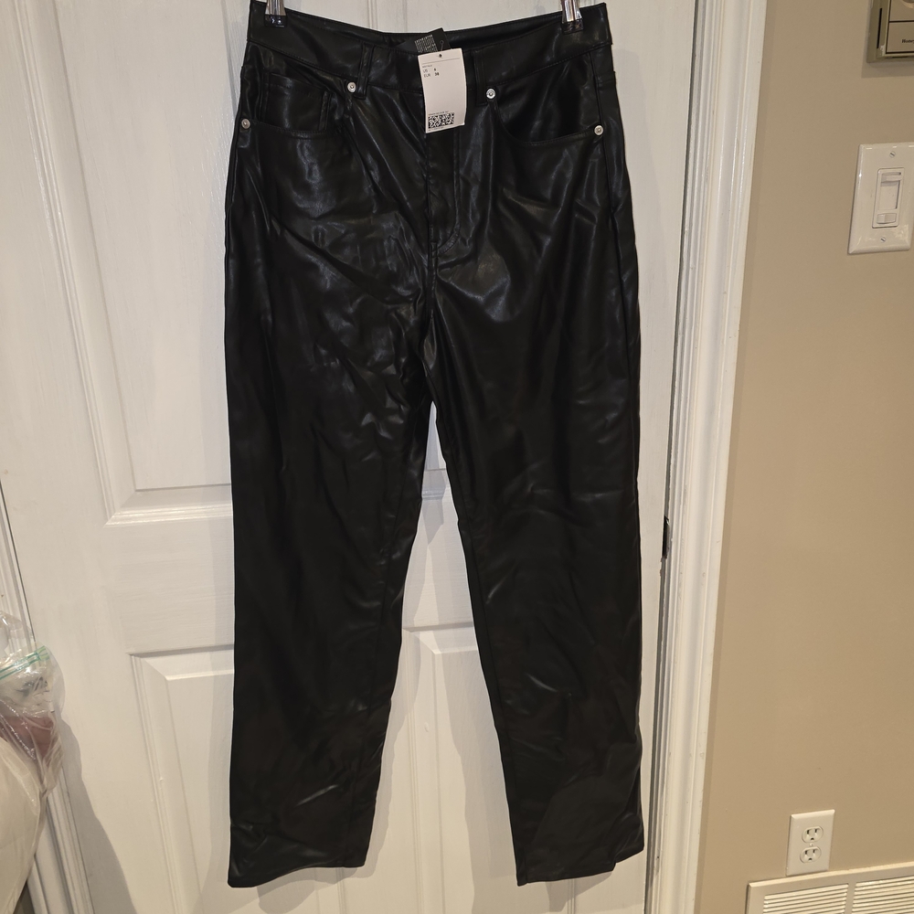 Black Leather Pants